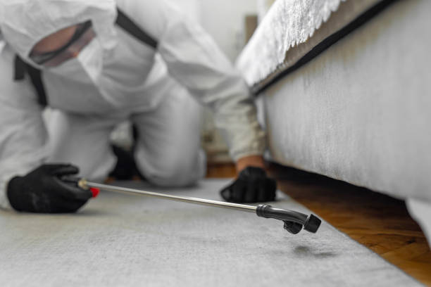 Professional Pest Control technician working in Logan County County, OK